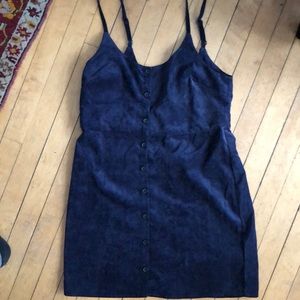 Corduroy mini dress